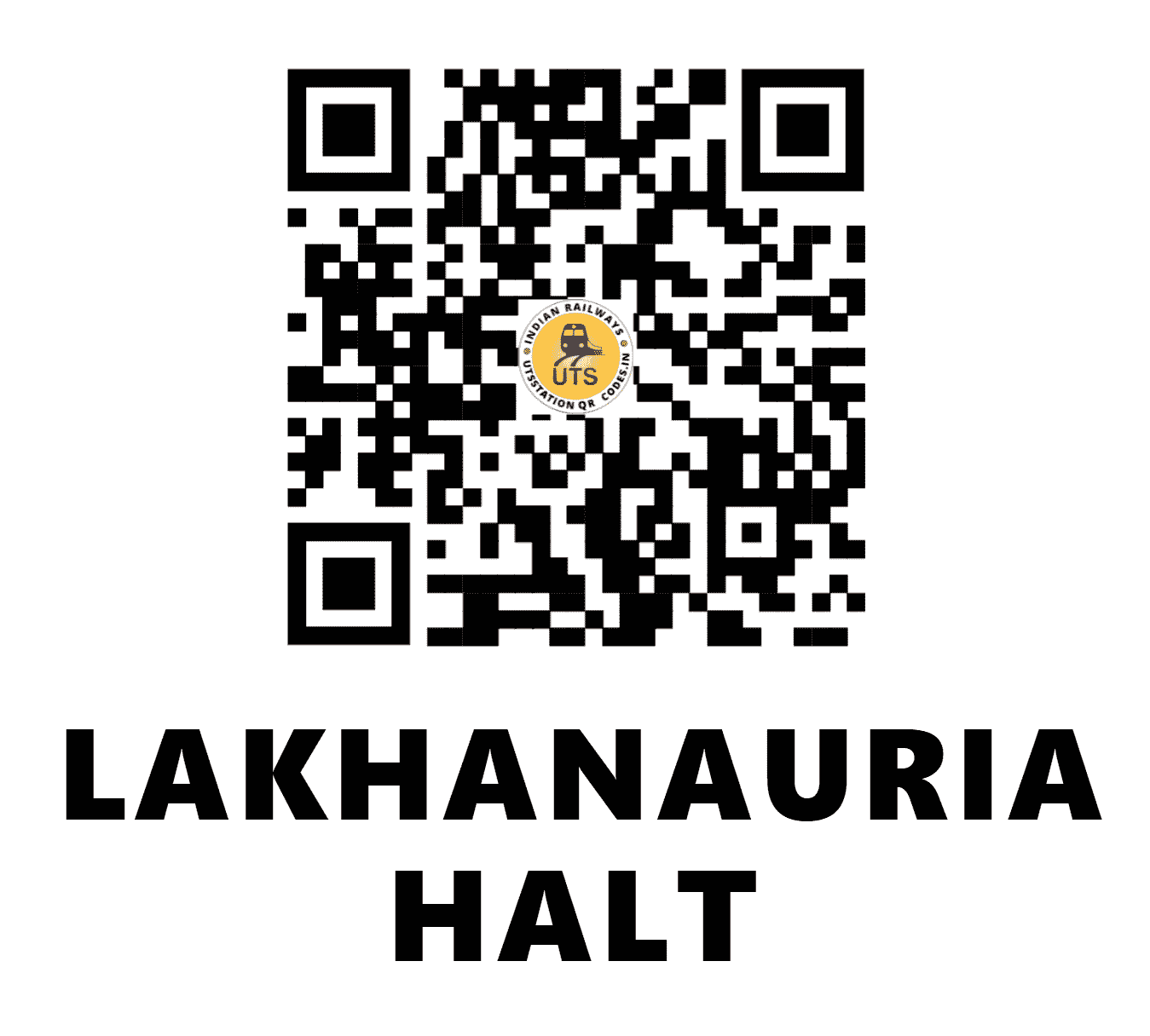 UTS QR Code for LAKHANAURIA HALT - LNQ - NR (UTTAR PRADESH)